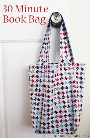 Quick and easy book bag pattern