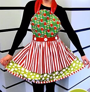 Full Christmas apron pattern free