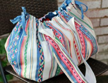 Boho beach bag pattern free