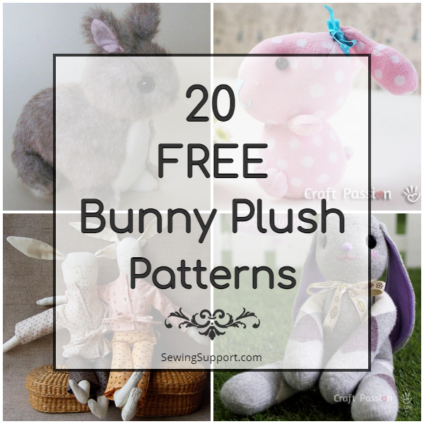 30+ Free Stuffed Animal Patterns - The Best And CUTEST Plushies