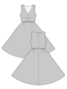 Sleeveless vintage dress pattern free pdf