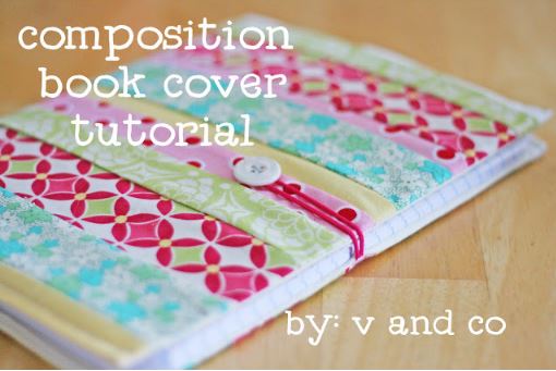 Composition book cover tutorial