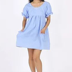 Short sleeve babydoll dress pattern