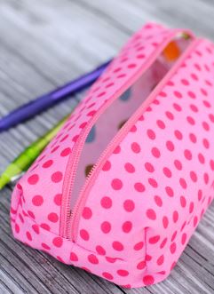 Zipper pencil case pattern