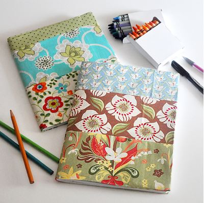 Fabric covered notebook tutorial