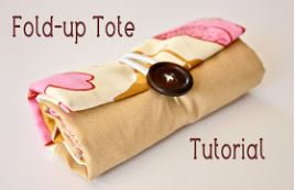 Fold-up tote bag pattern