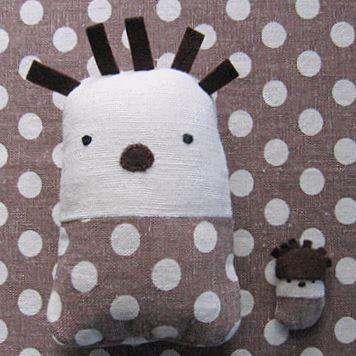 Easy hedgehog softie sewing pattern
