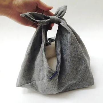 Origami bento bag pattern