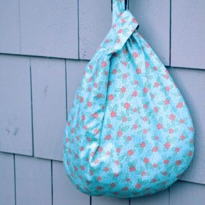 Japanese knot tote bag sewing pattern