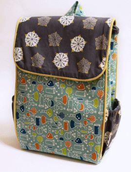 Kid's fabric backpack free sewing pattern