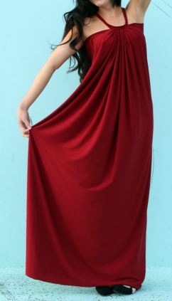 Sleeveless maxi dress pattern