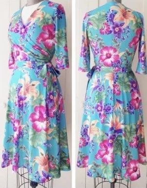Wrap vintage dress pattern free