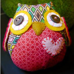 Stuffed owl sewing pattern