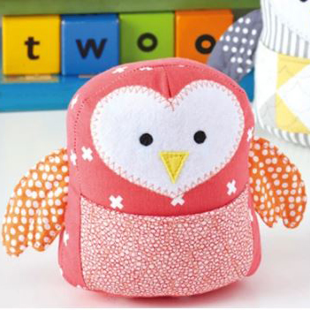 Owl softie sewing pattern