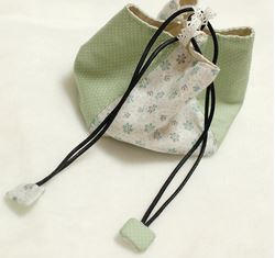 Drawstring bag with square bottom free pattern