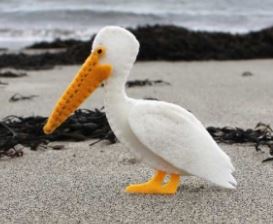 Felt pelican stuffed animal pattern free