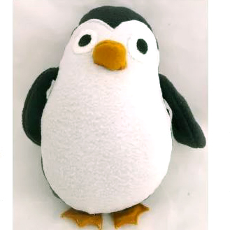 Plush penguin stuffed animal sewing pattern