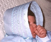 Easy baby bonnet sewing pattern