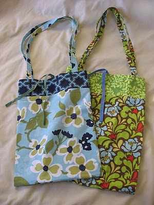 Roll-up shopping bag pattern