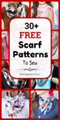 Free Fabric Scarf Patterns (over 30 designs!)