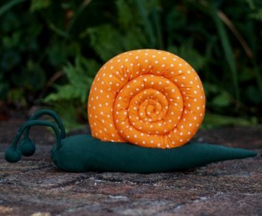 Snail stuffed animal sewing pattern free