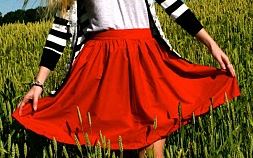 Women's elastic skirt pattern