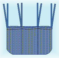 Walker caddy pattern with ties