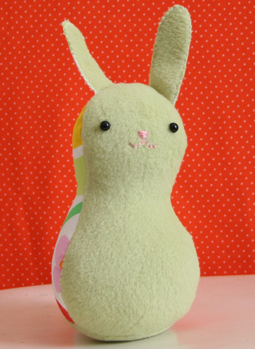 Simple easy stuffed bunny sewing pattern free